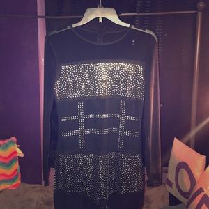 Mesh Rhinestone Jumpsuit